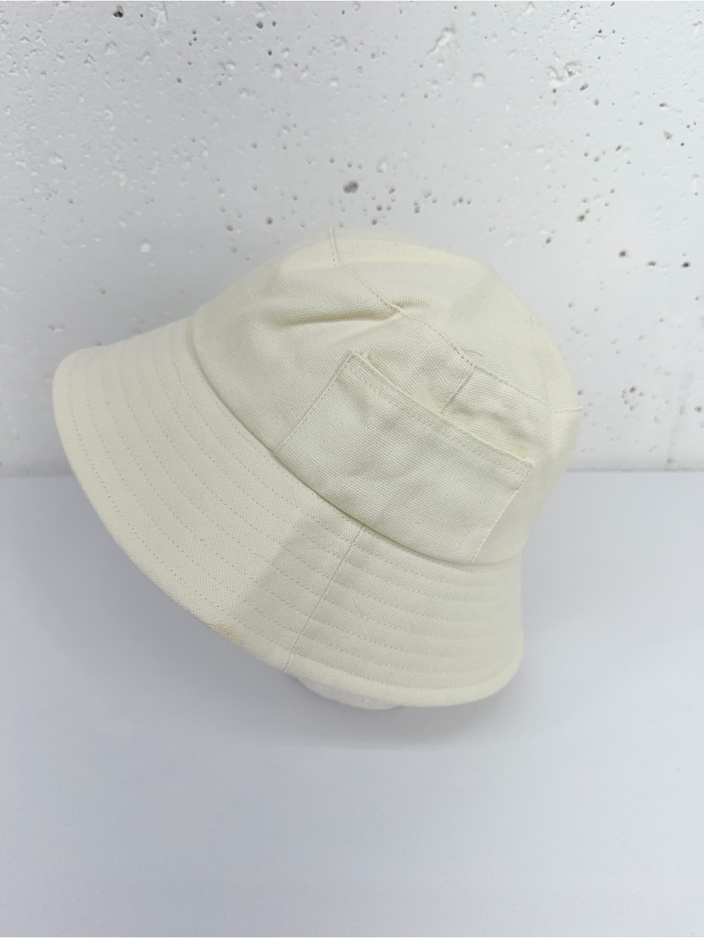 Quince XS / Small Ivory 100% Cotton Bucket Hat